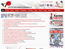 Tablet Screenshot of karate.de