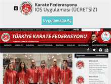 Tablet Screenshot of karate.gov.tr
